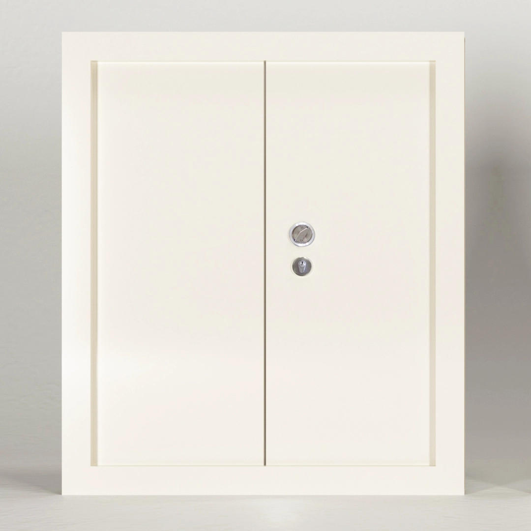 Shaft Door (Double) - White