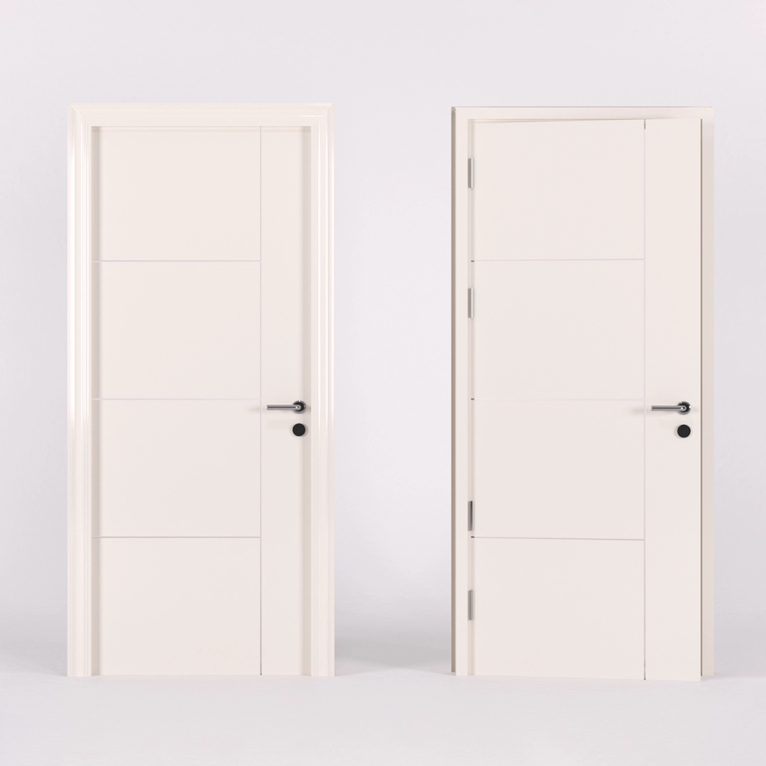 Steel Door (Single) - White